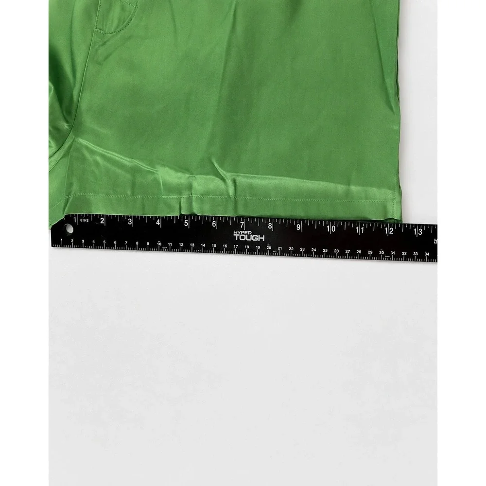 PINK Victoria's Secret Green Tencel Lyocell Boxer Pajama Shorts Medium NWT